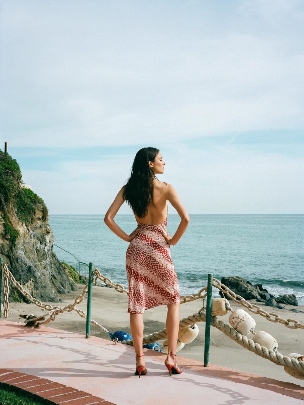 Realisation Par The Sadie Dress in Marguerite Rouge - Picture 4 of 12